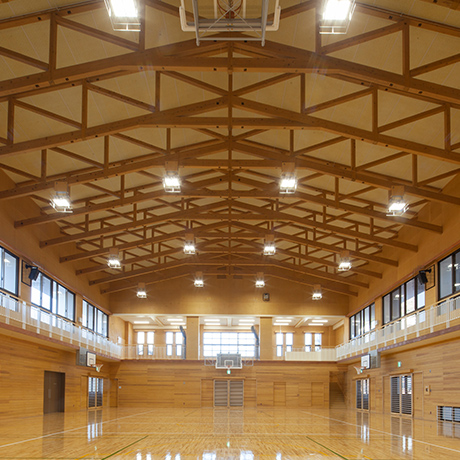 大洲市立長浜小学校　屋内運動場